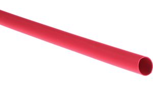Krympslang Polyolefin, 3.2 ... 6.4mm, Röd, 1.2m